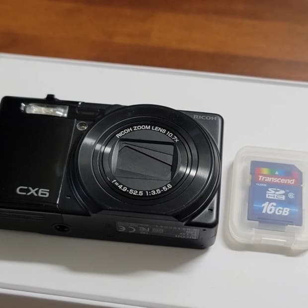 리코 CX6 디지털 카메라 + 16GB SD카드