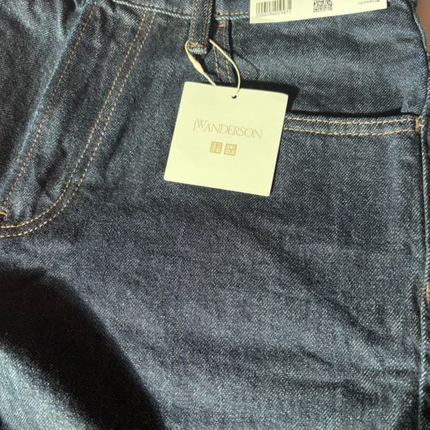 유니클로 X JW 앤더슨 스트레이트 진 68 블루 29사이즈