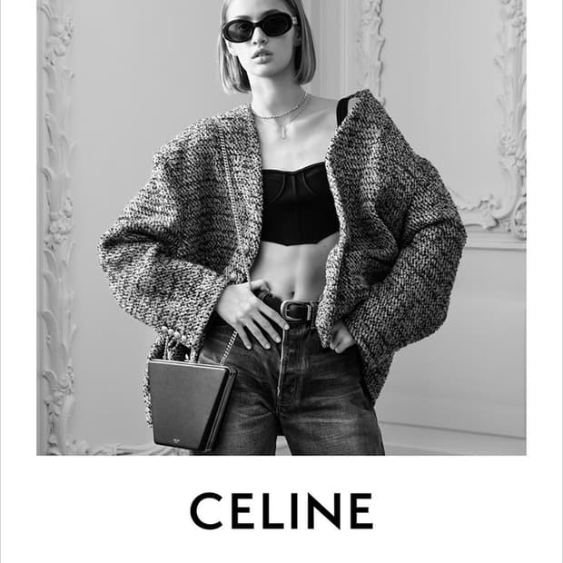 셀린느 Celine 트위드 오버사이즈 여성  가디건 34사이즈!!