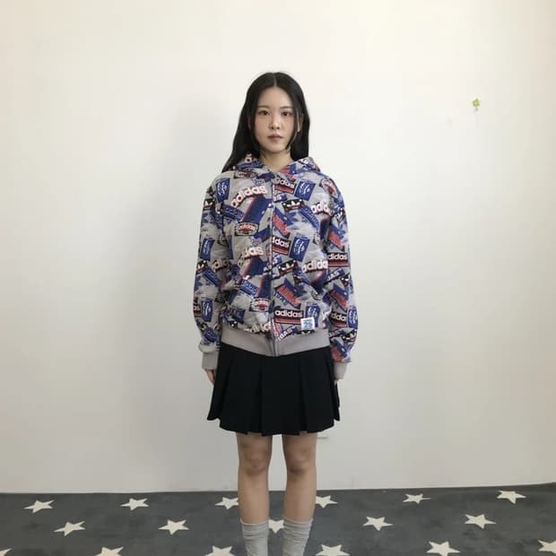 Adidas Slam All Over Zip Hoodie