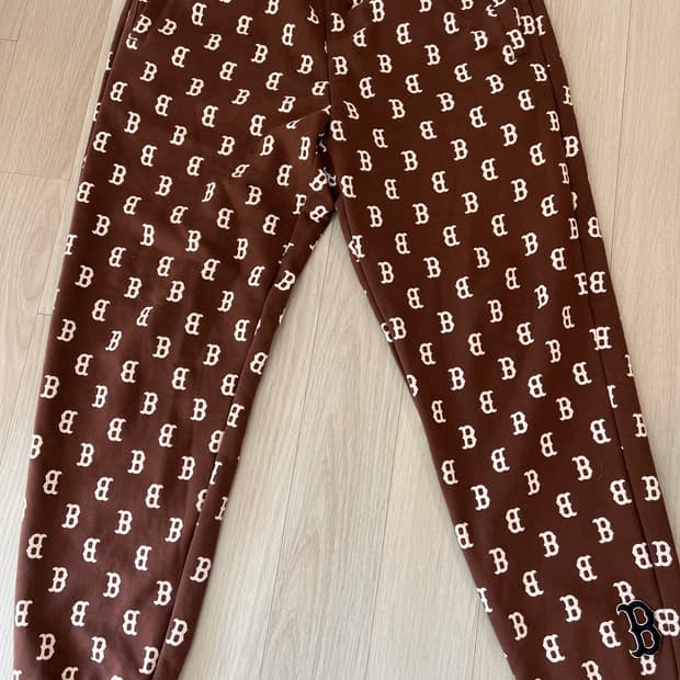 MLB 틀래식 모노그램 전판 패턴 조기팬츠