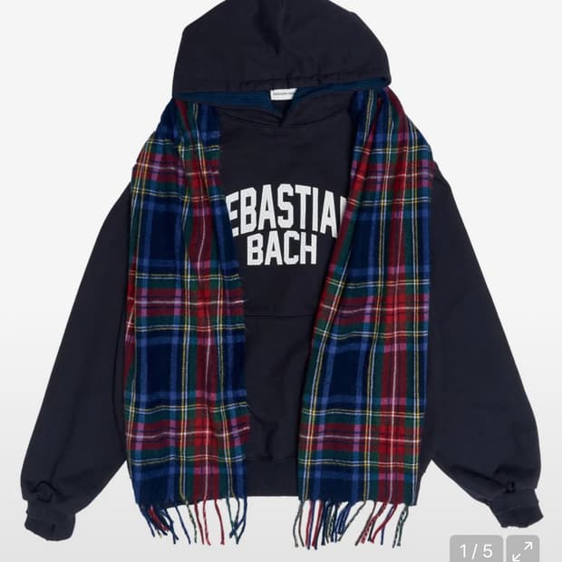 스키즘인듀싱 머플러 후드티 L사이즈