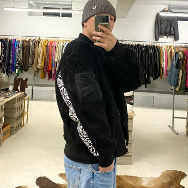 SOPHNET x GU fleece jacket 소프넷 지유