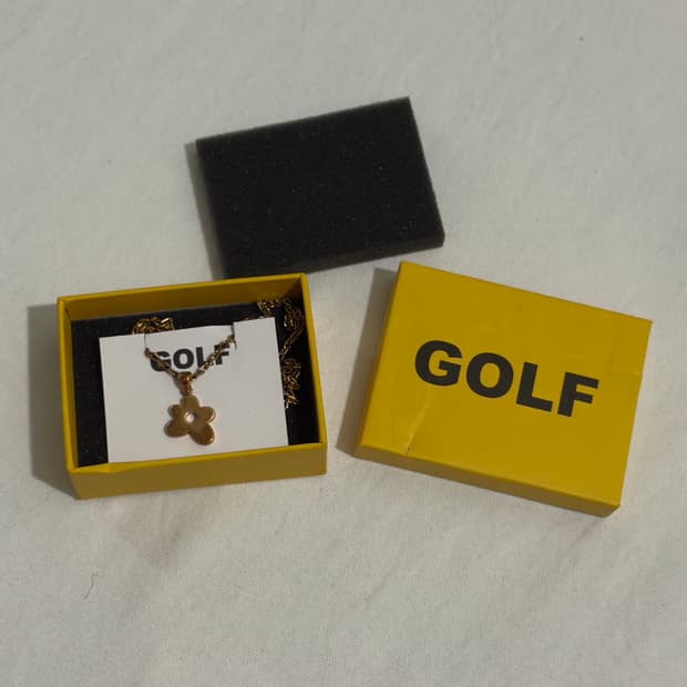 골프왕 Golf Wang Flower Necklace