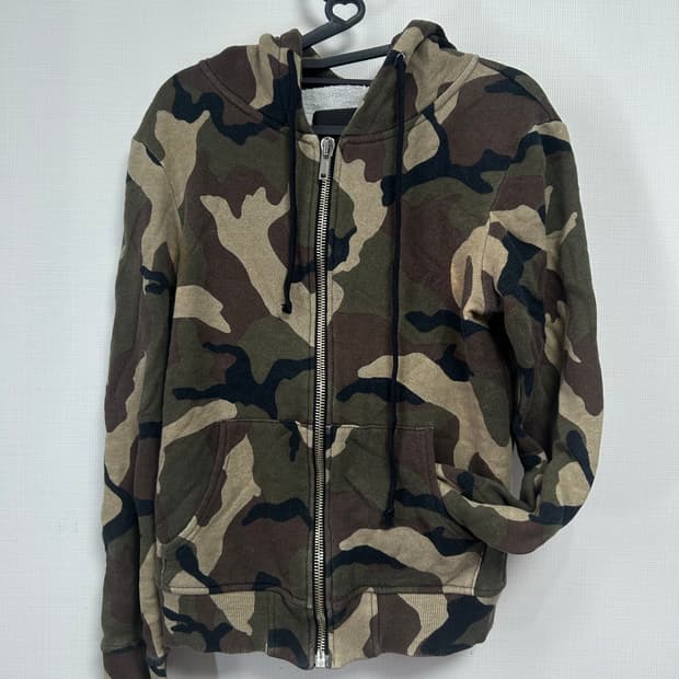 빈티지 밀리터리 후드집업