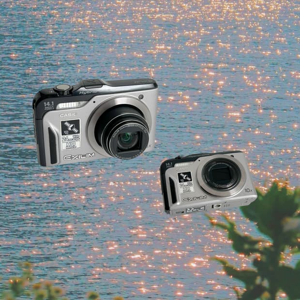 메이크업모드!) 카시오 엑슬림 h20 Exilim 빈티지 디카