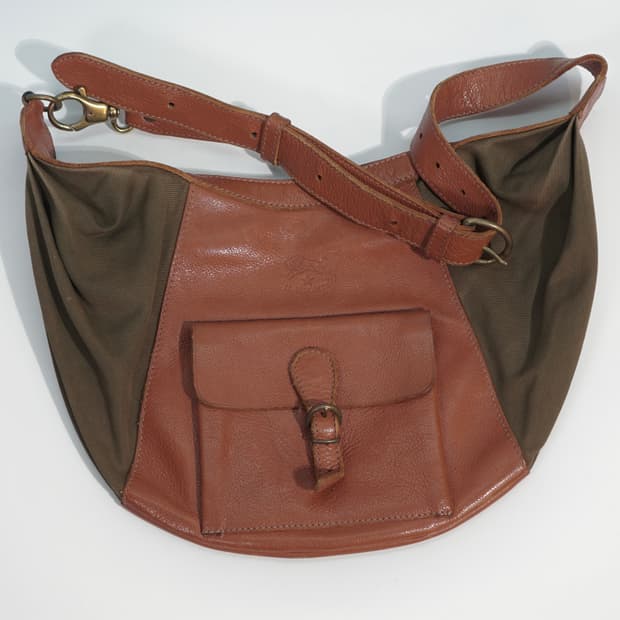 일비종떼 이태리 레더 캔버스 백