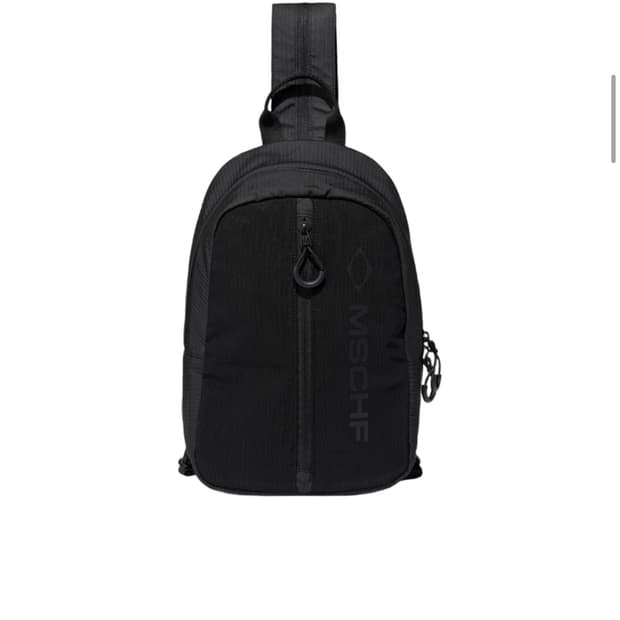 미스치프 투웨이 메쉬 슬링백 블랙