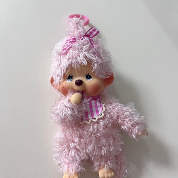 모코모코 푸들 뽀글이 몬치치 인형 키링 유럽판