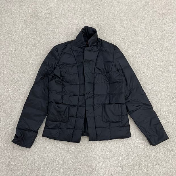[L] 꼼뜨와데꼬또니에 블랙 퀄팅 경량 패딩 자켓 0107M1