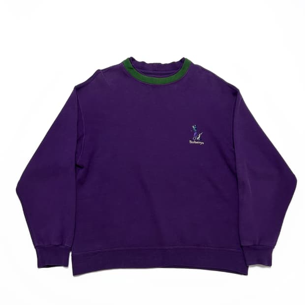 (M)버버리 런던 퍼플 스웻셔츠