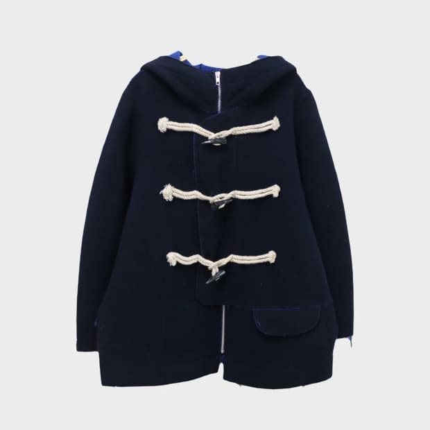 울 혼방 떡볶이 코트 60518