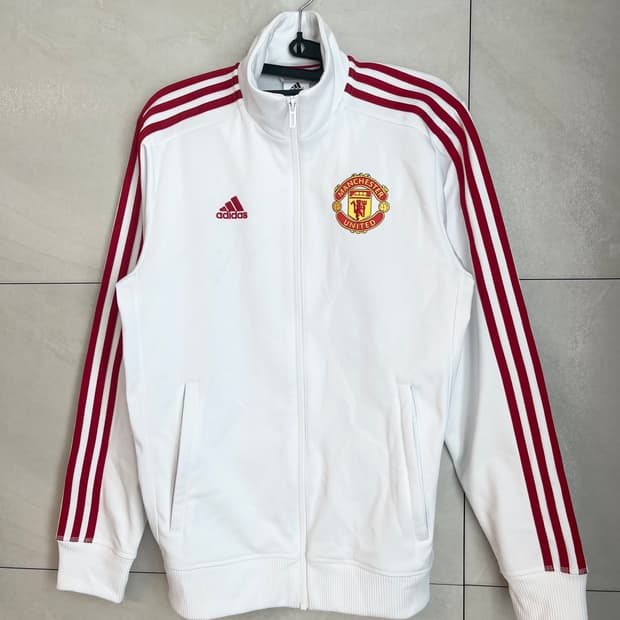 민트급 아디다스 맨체스터 유나이티드 흰,빨 져지 [90]