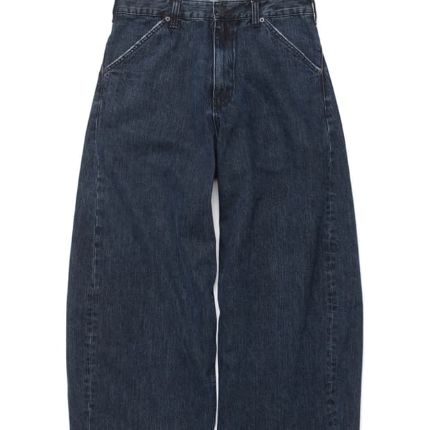 Wide Curve Jeans Dark Blue