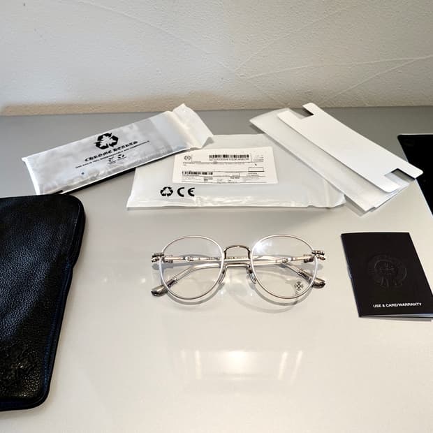 크롬하츠 퍼킨 크리스탈/골드 안경