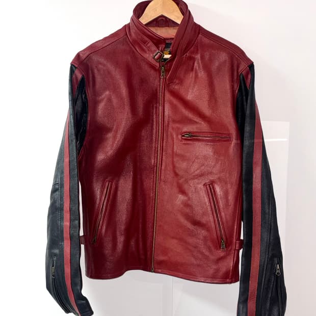 할리 하이넥 소가죽