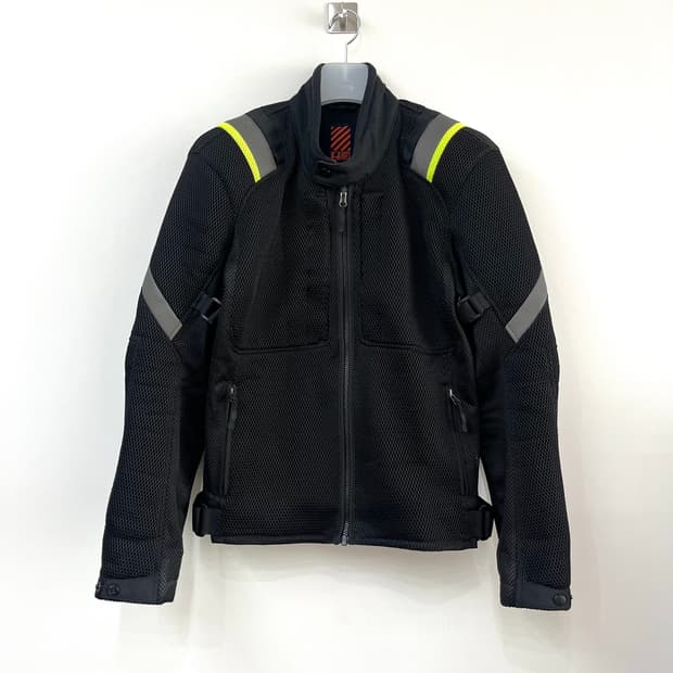 HUFS 블랙 메쉬 오토바이 133 루디 라이딩 자켓