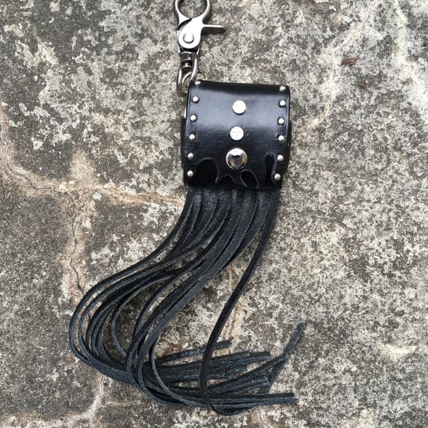 Leather tassel airpods case
