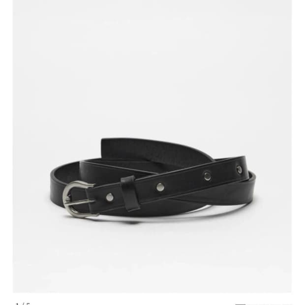 유스 youth 롱 레더 벨트 새상품