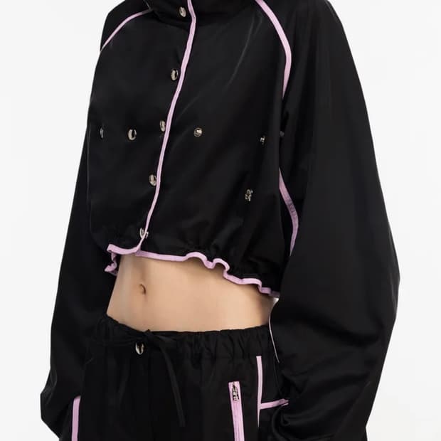 김미더영 G BIAS LINE JUMPER / BLACK