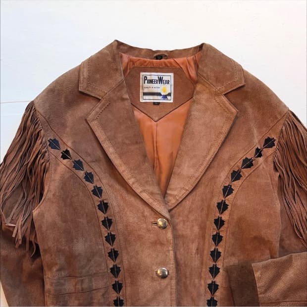 90's 파이오니어 웨어 웨스턴 프린지 자켓