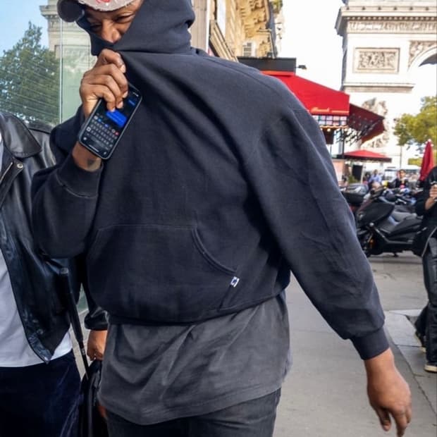 90s 러셀 빈티지 후드 블랙 XXL (우주매물)