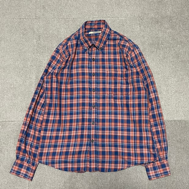 간사이 야마모토 체크셔츠 J02522