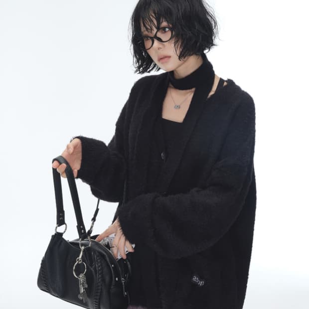 애즈온 ason 보니타 미니백 블랙