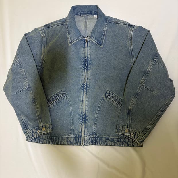 GU 데님 집업 자켓 62블루 L사이즈