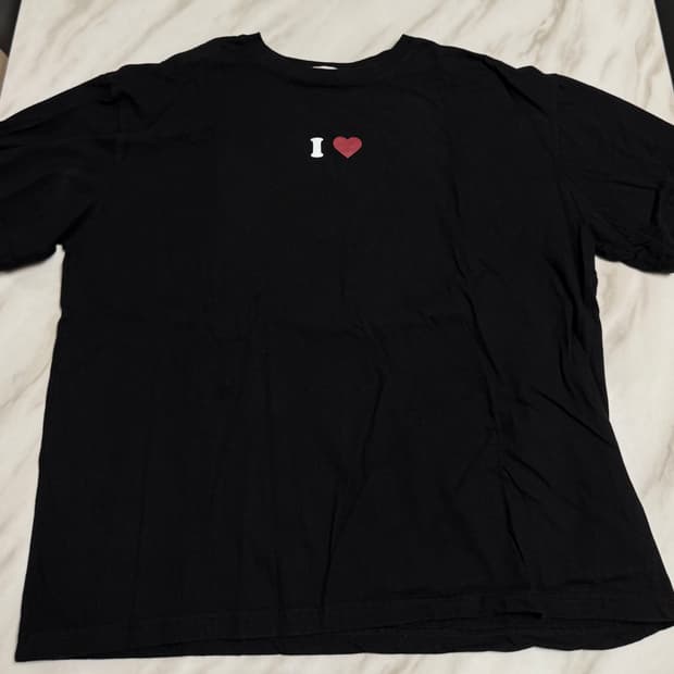 I❤️ L.A.B Studio  블랙 반팔 티셔츠 (L)
