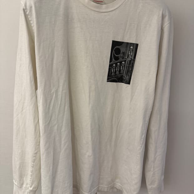 Supreme × H.R. Giger 롱슬리브 티셔츠 M