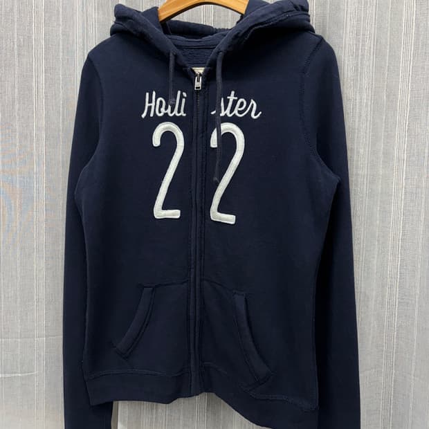 아베크롬비 홀리스터 스펠로고 후드집업 