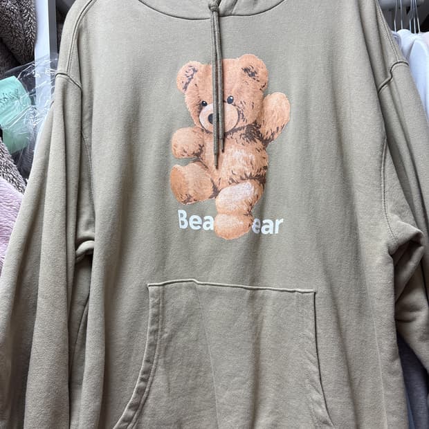 곰돌이 후드티