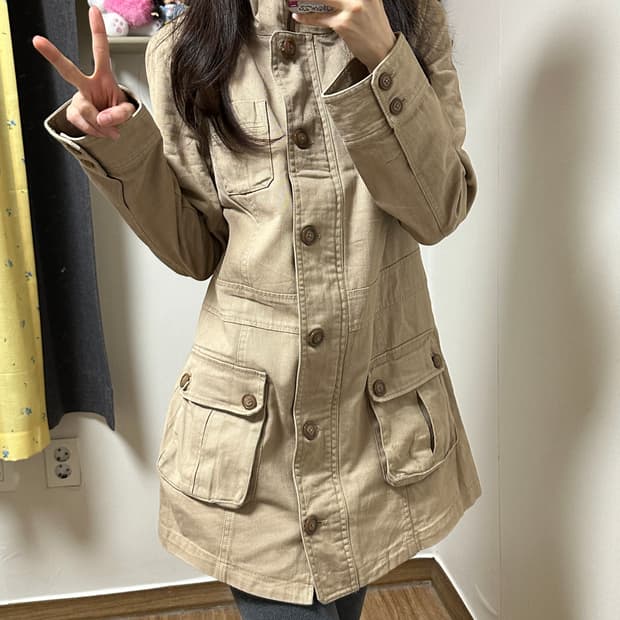 빈티지 포켓 자켓 오네갸루 로걀 라떼 모리걸 공겜여주 코이세이오깔 고딕