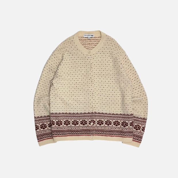 유니클로 X 이네스 노르딕 니트 가디건