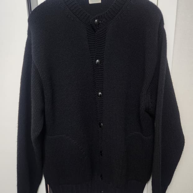 피그벨 울알파카 밀크루넥 가디건 3사이즈 라지