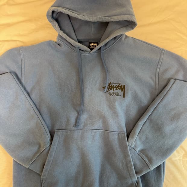 스투시 서울 후드 M 