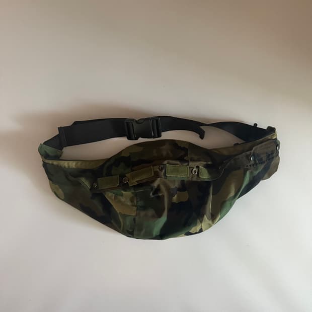 [Military]  밀리터리 무지 카모 고어텍스 힙색