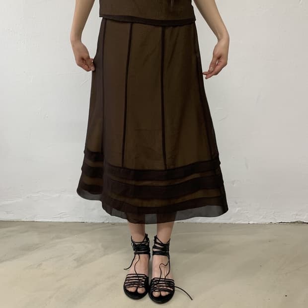Organza skirt