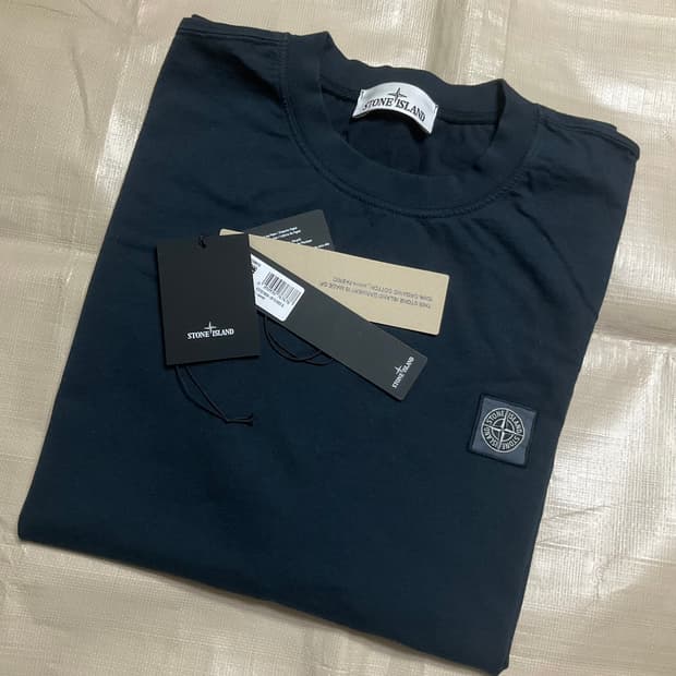 25SS 스톤아일랜드 베이직 로고 반팔티 XL