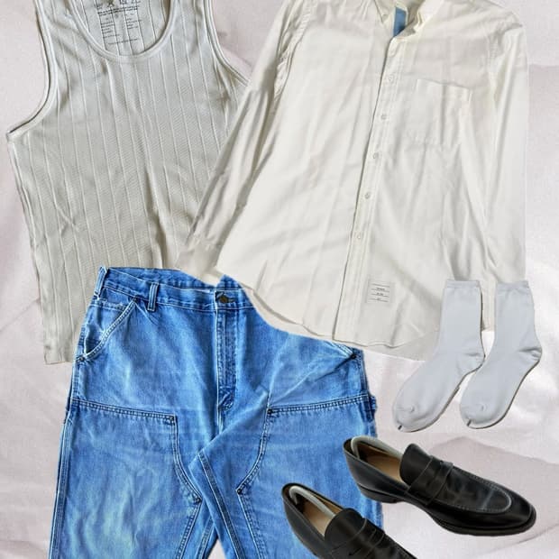 톰브라운 옥스퍼드 셔츠