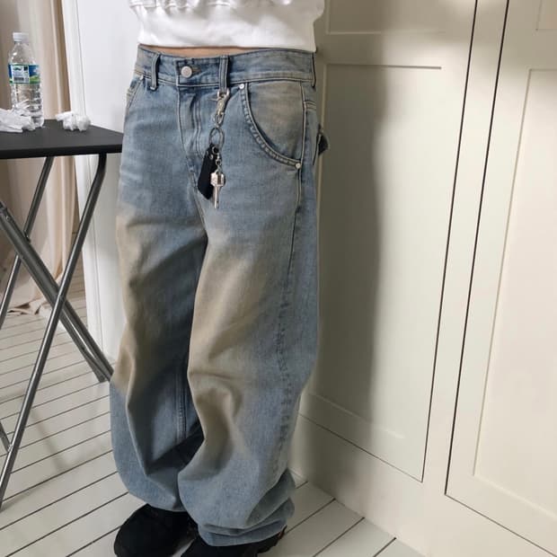 릿킴 SAND WASHED BALLOON JEANS