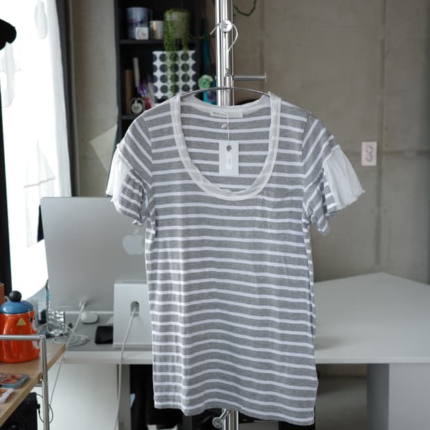 사카이 럭 15ss 프릴 티셔츠