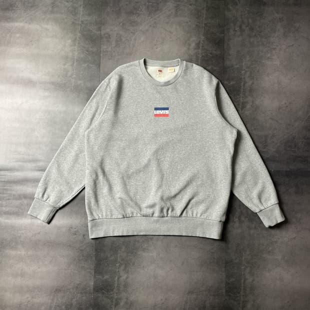 LEVI'S 리바이스 빈티지 그레이 기모 롱슬리브 스웨트셔츠 A00412