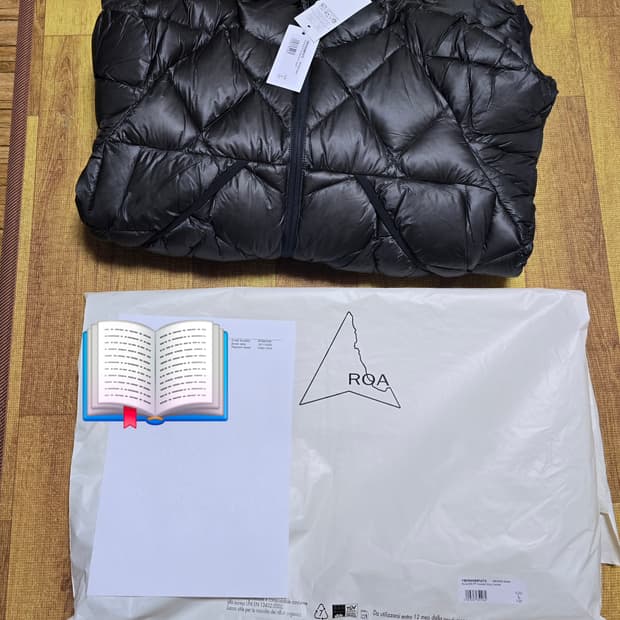 로아 x 아워레가시 워크샵 누나 800 필 파워 후드 다운 자켓 슬레이트