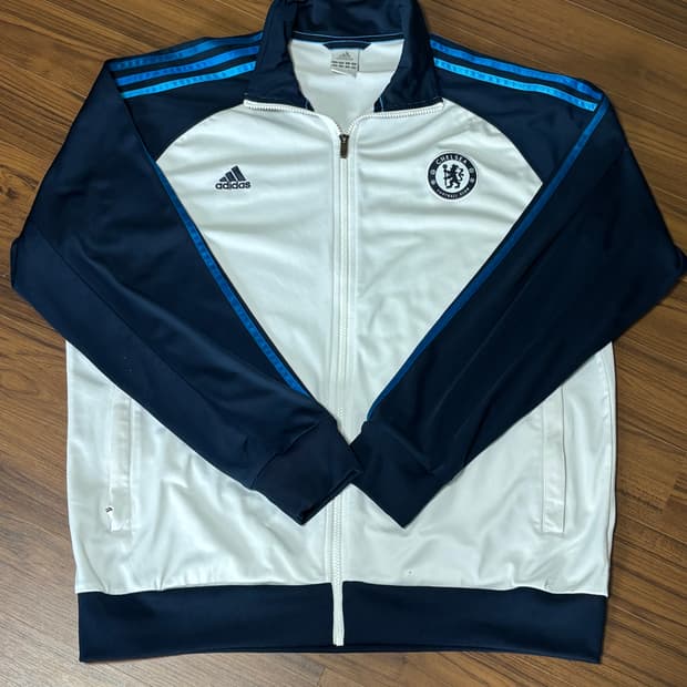 첼시 아디다스 트랙탑 xl 화이트