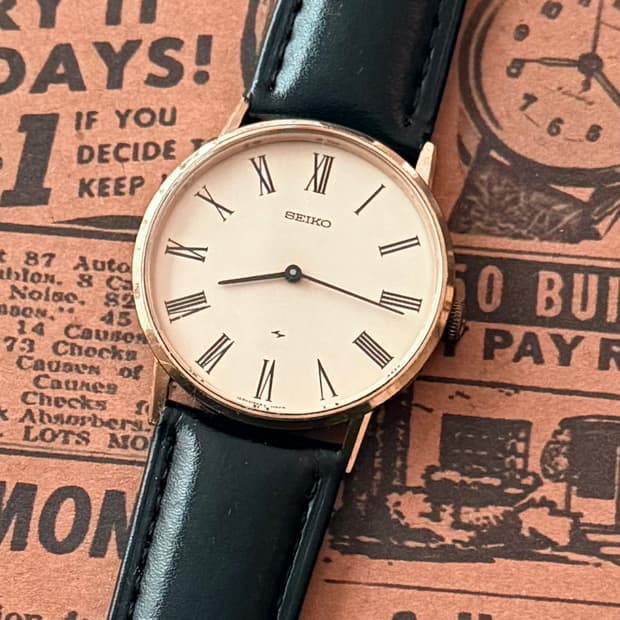 세이코 Seiko 샤리오 골드 