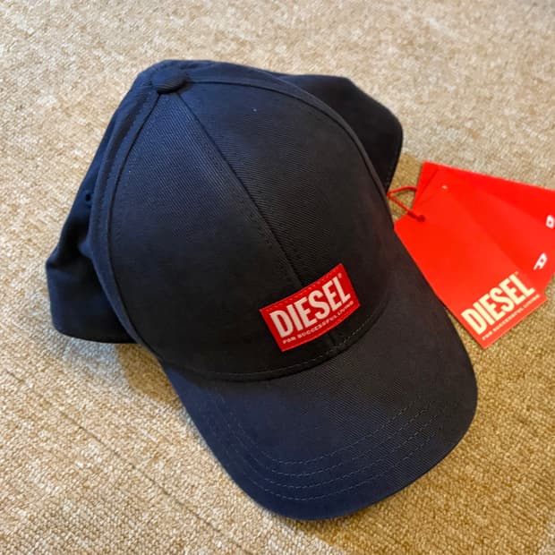 새제품) 디젤 코리 자크 워시 볼캡 블루