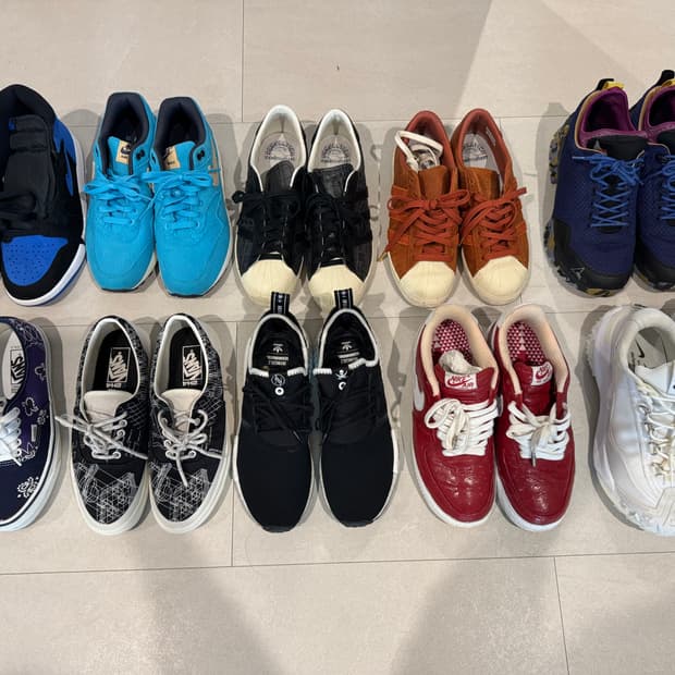 나이키 ,acg,아디다스, 네이버후드,꼼데, 반스, 로아하이킹 신발