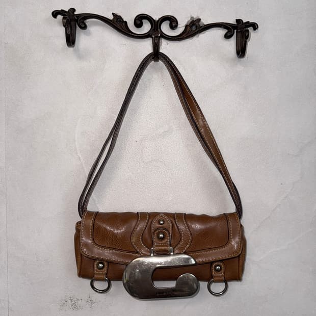 Guess stud logo buckle two ways mini bag